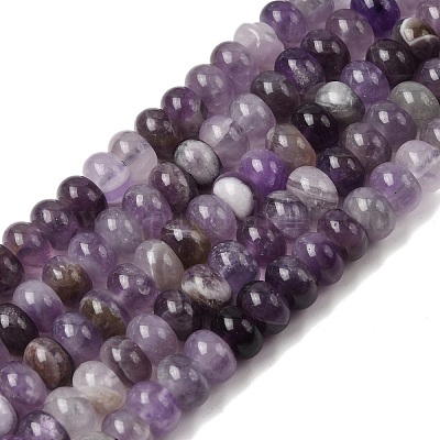 Природный аметист нитей бисера&nbsp;G-A280-A34-02-1