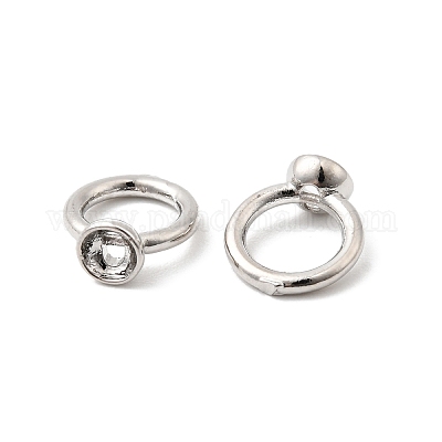 Кулон поручитель с колпачком из латунного бисера KK-Z137-02P-02-1