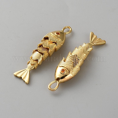 Латунные подвески&nbsp;KK-WH0816-028G-03-1