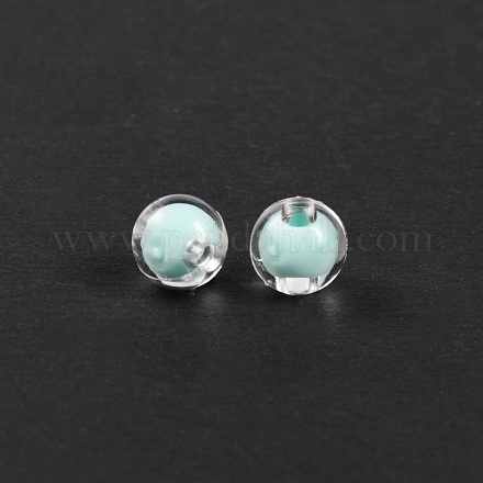 Акриловые бусины&nbsp;MACR-WH0007-09G-1