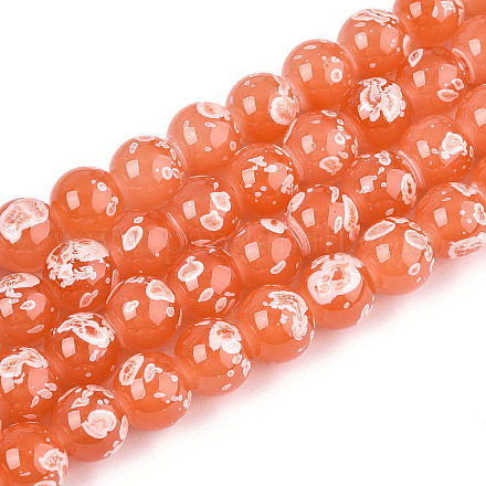 Выпечка краска бисер пряди X1-DGLA-N015-8mm-04-1