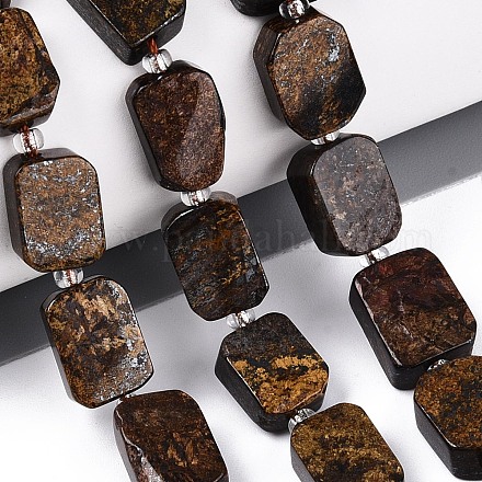 Природные бронзитом бисер нитей&nbsp;G-C098-A39-01-1