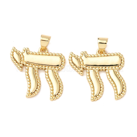 Латунные подвески&nbsp;KK-K408-67G-01-1