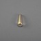Glass Beads, Teardrop, Gold, 19~20x8mm, Hole: 1.6~2mm