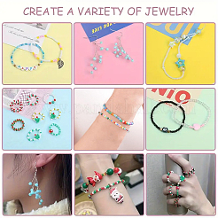 120 г двухцветных круглых стеклянных бусин для самостоятельного изготовления браслетов&nbsp;SEED-YW0003-14