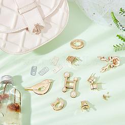 6 стиль застежки-защелки для сумок из цинкового сплава с поворотным замком&nbsp;FIND-PH0007-30