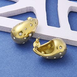 Серьги-гвоздики в форме капли из нержавеющей стали 304&nbsp;EJEW-B108-05G-A