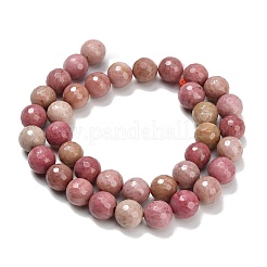 Природные родонит бисер нитей&nbsp;G-C280-B19-10mm