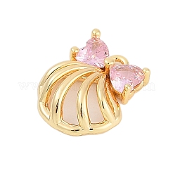 Латунные микро проложить кубического циркония подвески&nbsp;LS-ZIRC-P122-05A-G02