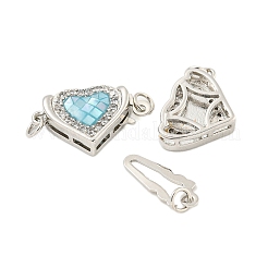 Покрытие стойки латунное микропаве кубический цирконий&nbsp;KK-S373-05P