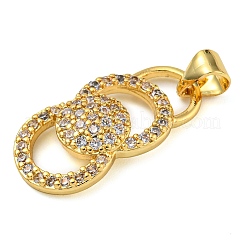 Стойки обшивки латунь микро проложить Циркон подвеску&nbsp;KK-Z063-43G