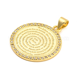 Латунь с подвесками из фианита&nbsp;KK-K332-16A-G-01