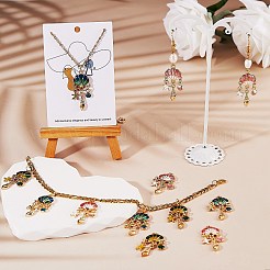 30шт 3 цвета сплава эмалевые подвески&nbsp;FIND-SZ0001-35