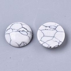 Синтетических бирюзовый кабошон&nbsp;TURQ-TAC0002-01-18mm