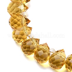 Прозрачные стеклянные бусины&nbsp;GLAA-Z017-01C