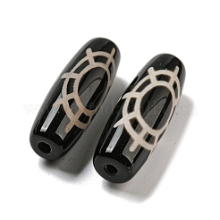 Тибетского стиля DZI бисер нитей&nbsp;G-P526-B12