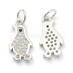 Медные прозрачные кубические циркониевые подвески&nbsp;ZIRC-B010-06P