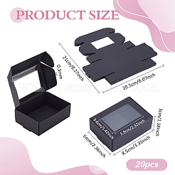 Картон подарочные коробки&nbsp;CON-WH0085-102B