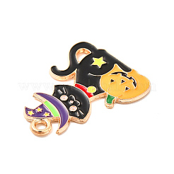 Подвески из сплава с эмалью на тему Хэллоуина&nbsp;ENAM-I053-A01
