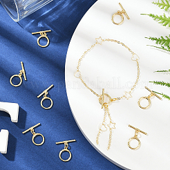 10 комплект латунных застежек-тоглов&nbsp;KK-BBC0021-07