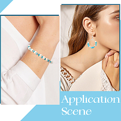 2 прядь натурального Говлит бисер прядь&nbsp;TURQ-SC0001-09