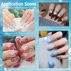 Кабошон из смолы в форме ракушки&nbsp;MRMJ-WH20004-11