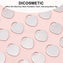 40 шт. подвески из нержавеющей стали 304&nbsp;STAS-DC0007-24