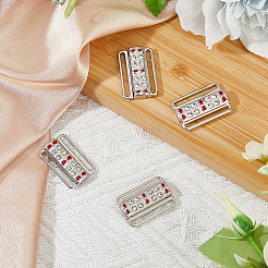 10 шт. зажимы для бикини со стразами из сплава&nbsp;FIND-FH0010-01