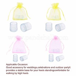 8 пара защитных накладок из ПВХ для высоких каблуков&nbsp;FIND-GF0002-08B