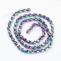 Гальванические стеклянные бусины&nbsp;X-GC885Y-1