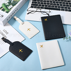 2 бирка для багажа из искусственной кожи и 2 обложки для паспорта&nbsp;FIND-CL0001-14D