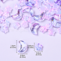 70 шт. Прозрачные стеклянные бусины&nbsp;GLAA-YW0004-08