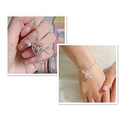 Браслеты из сплава со стразами в форме сердца и стрелы на День святого Валентина&nbsp;FS-WG94D09-01