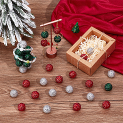 45 шт. 3-цветные прозрачные смоляные стразы с градиентным рисунком&nbsp;RESI-PH0002-35