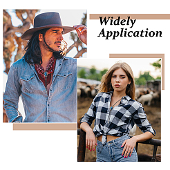 6 шт. 6 стиля из искусственной кожи NJEW-DC0001-12