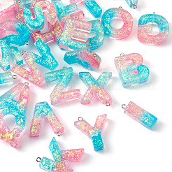 26шт 26 стиля прозрачные подвески из эпоксидной смолы&nbsp;CRES-TA0001-13