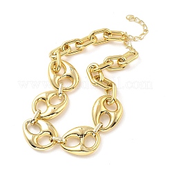 Акриловые массивные цепочки из кофейных зерен&nbsp;LS-NJEW-D313-01B