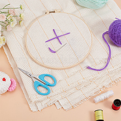 Льняная ткань для иглы для перфорации&nbsp;AJEW-WH0342-07