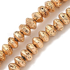 Гальванические бусины из натуральной лавы&nbsp;G-I360-G02