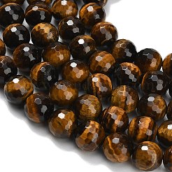 Природных тигровый глаз бисер нитей&nbsp;G-C280-B21-12mm