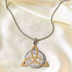 201 подвеска из нержавеющей стали&nbsp;LS-NJEW-R019-01G&P