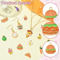 15шт 15 стиля подвески из сплава с эмалью&nbsp;ENAM-YW0004-44