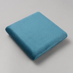 Квадратные бархатные шкатулки для хранения ожерелий и колец&nbsp;VBOX-WH0018-01