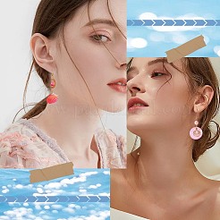 Набор для самостоятельного изготовления подвесных сережек из натуральных ракушек&nbsp;DIY-SC0025-80