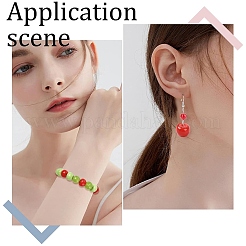 30шт 3 цвета бусины лэмпворк ручной работы&nbsp;LAMP-YW0004-25