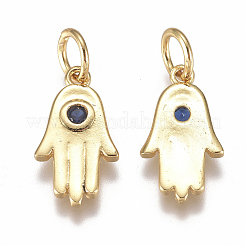 Латунные микро проложить кубического циркония подвески&nbsp;X-ZIRC-F111-16G