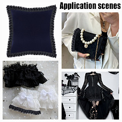 7.5 ярд двойной полиэстеровой кружевной отделки для украшения шитья&nbsp;OCOR-HY0001-51C