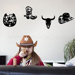 МДФ деревянные настенные художественные украшения&nbsp;HJEW-WH0049-026