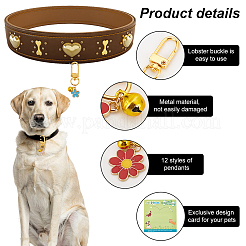 12шт сплав эмаль цветок кулон украшения&nbsp;HJEW-PH01649