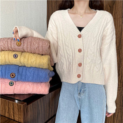 300 шт. 15 пуговицы в форме цветка со стразами&nbsp;RB-YS0001-02